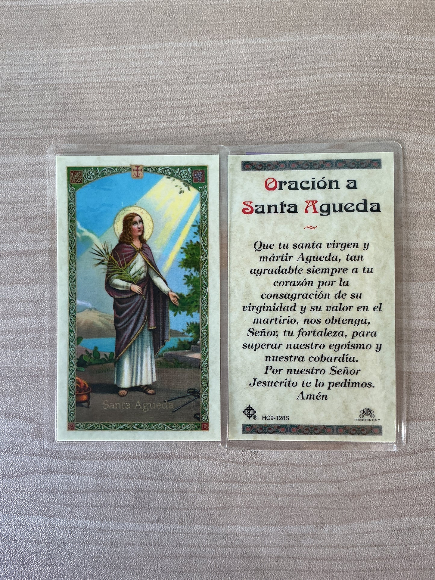 Oración a Santa Agueda