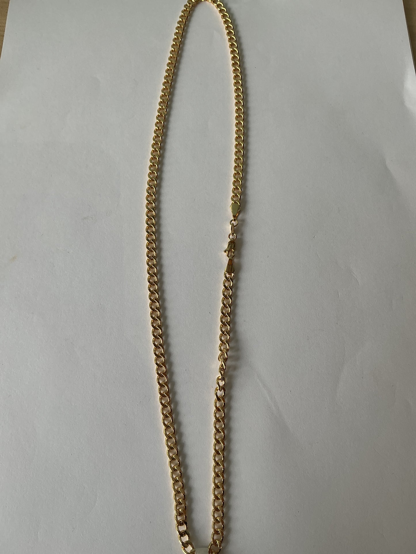 18K Gold Filled Miami Cuban Chain 20.50"H