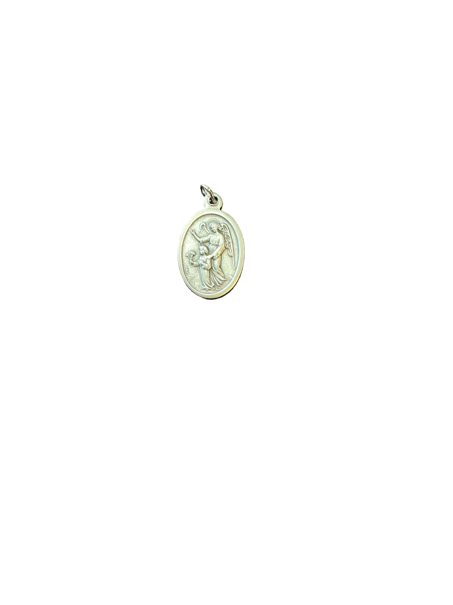 Oxy Silver Guardian Angel 1"H