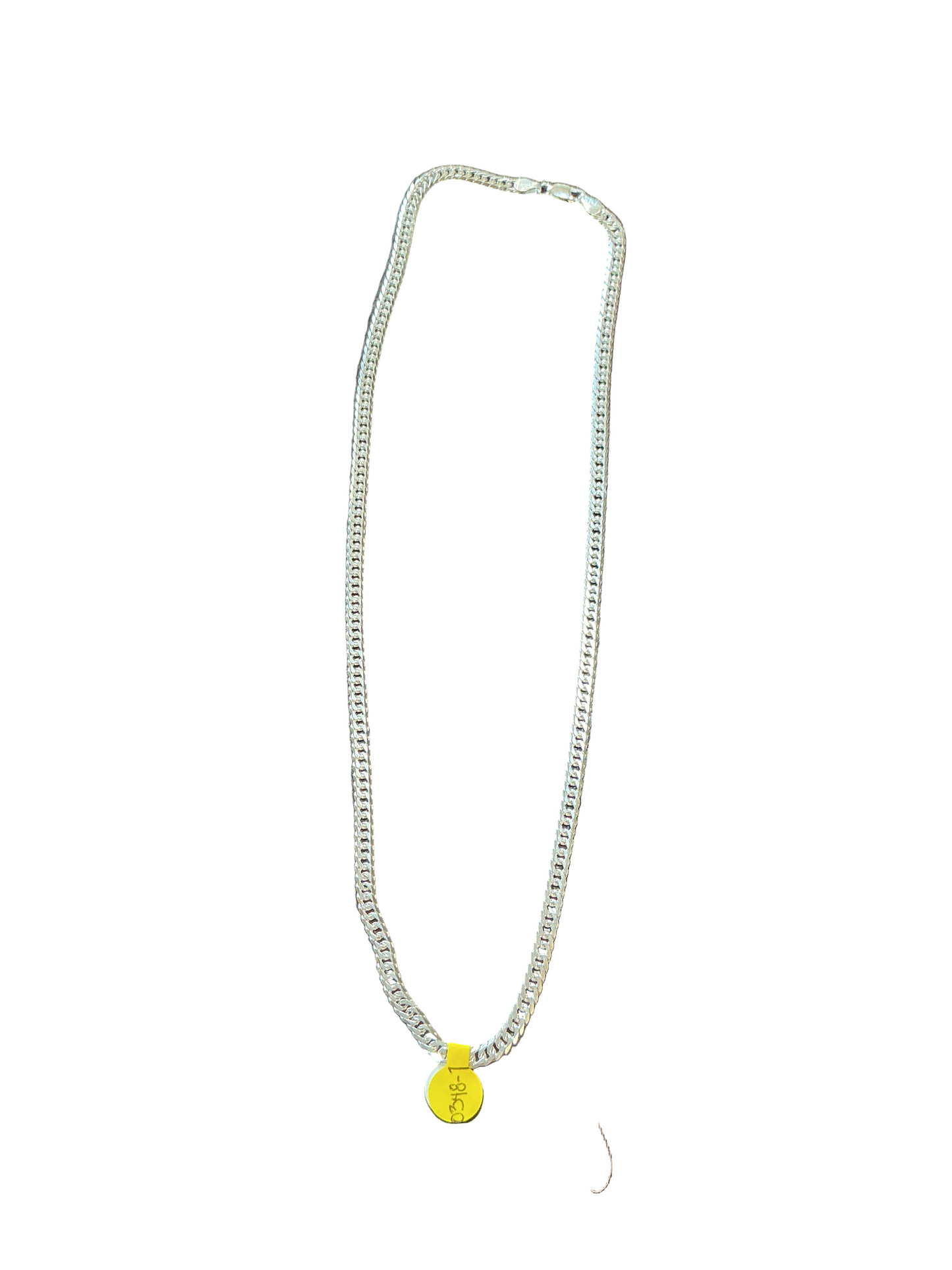 Cadena de plata Figaro 22”H