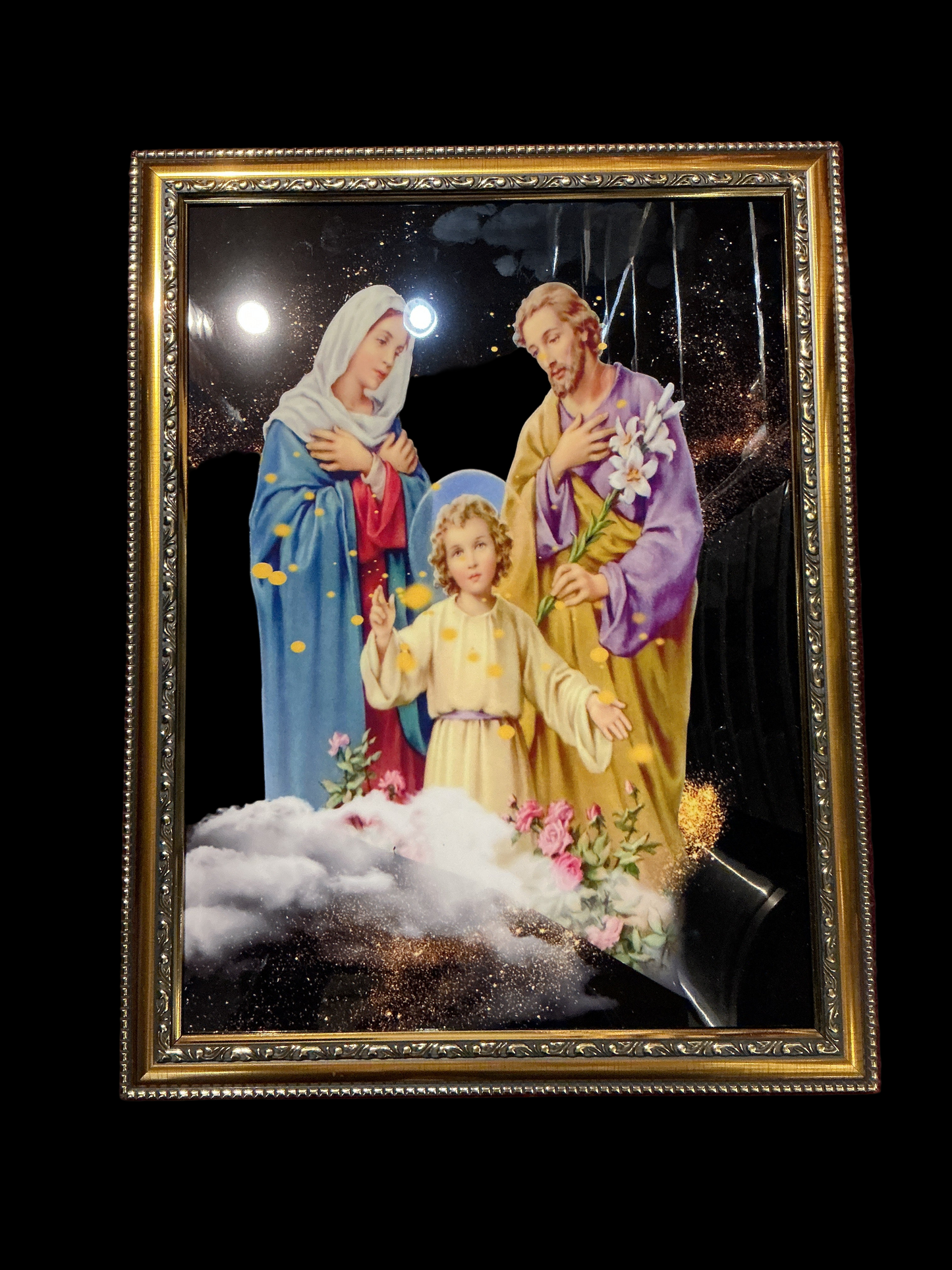 Picture Frame Holy Family 13.6 X 17.6"