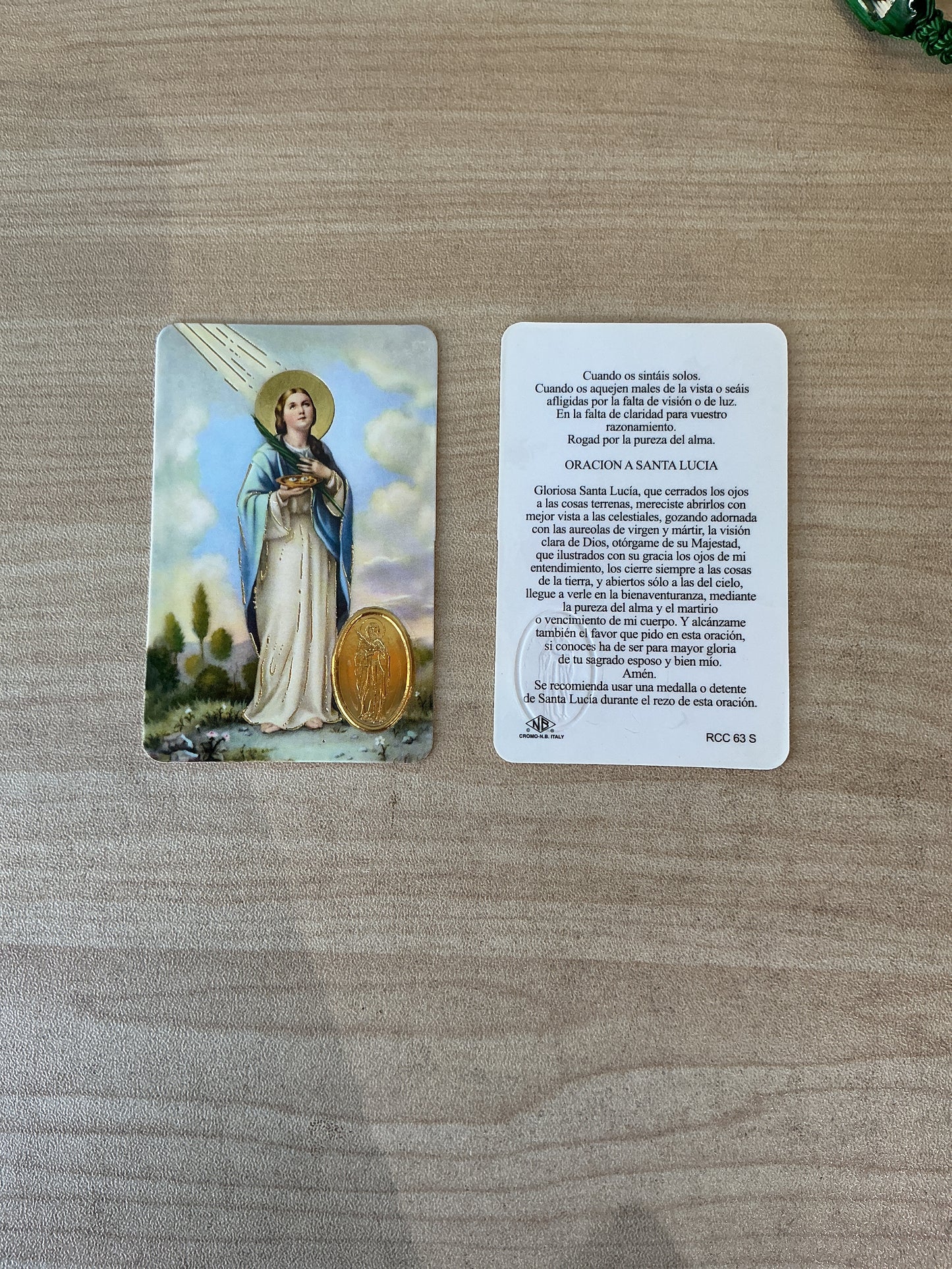 Oración a Santa Lucia