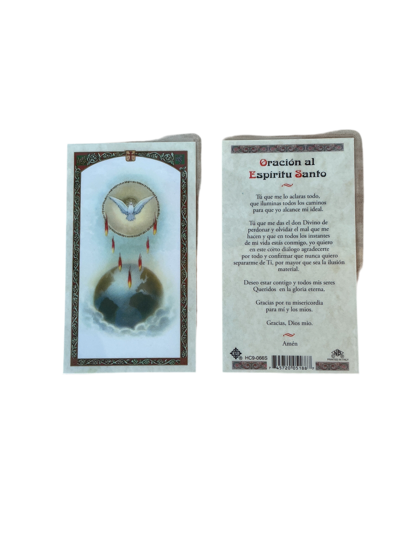 Oración al Espíritu Santo
