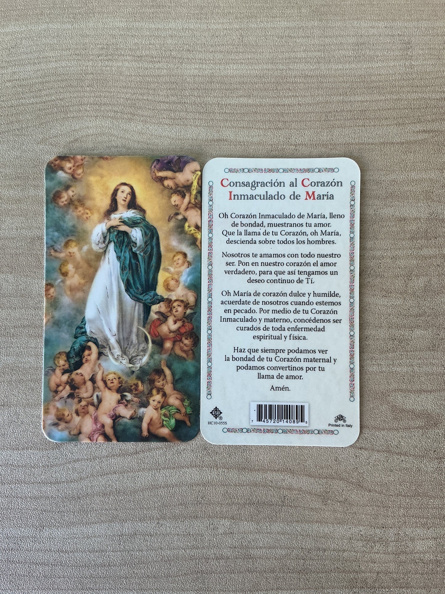 Consagración al Corazón Inmaculado de María
