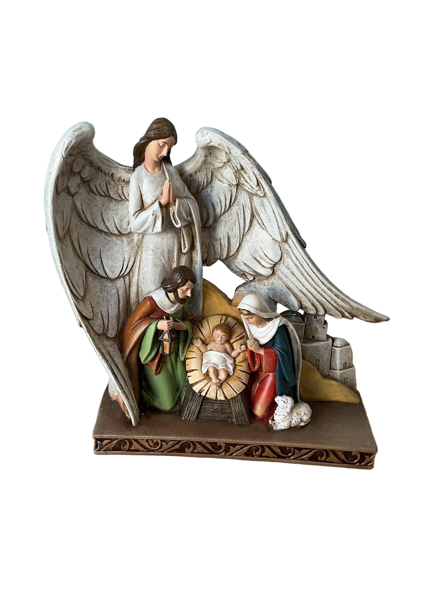 Nativity Angel Figurine 8"H