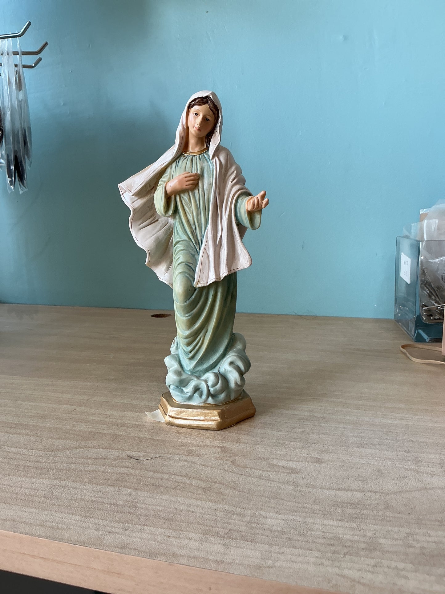 Our Lady of Medjugorje Statue 8"H