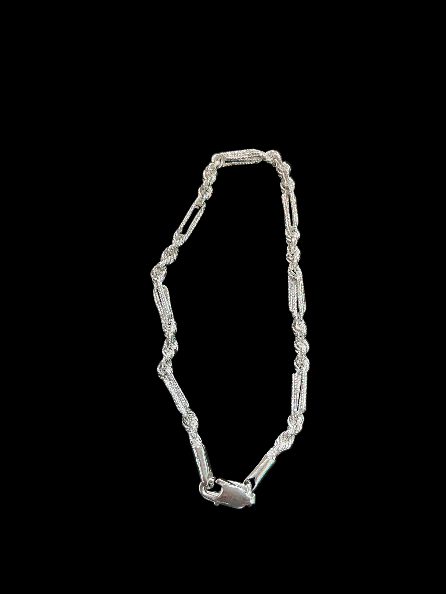 Silver Bracelet 7"H