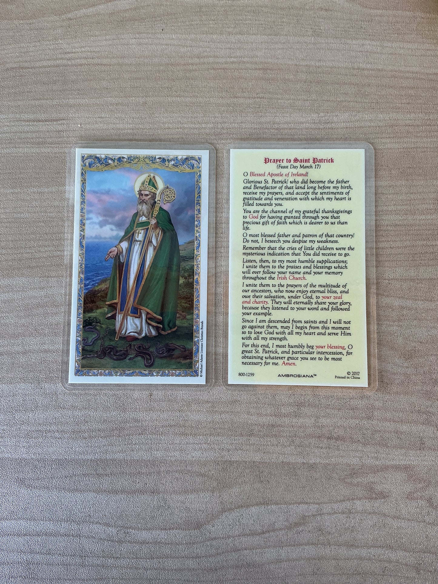 Prayer to Saint Patrick
