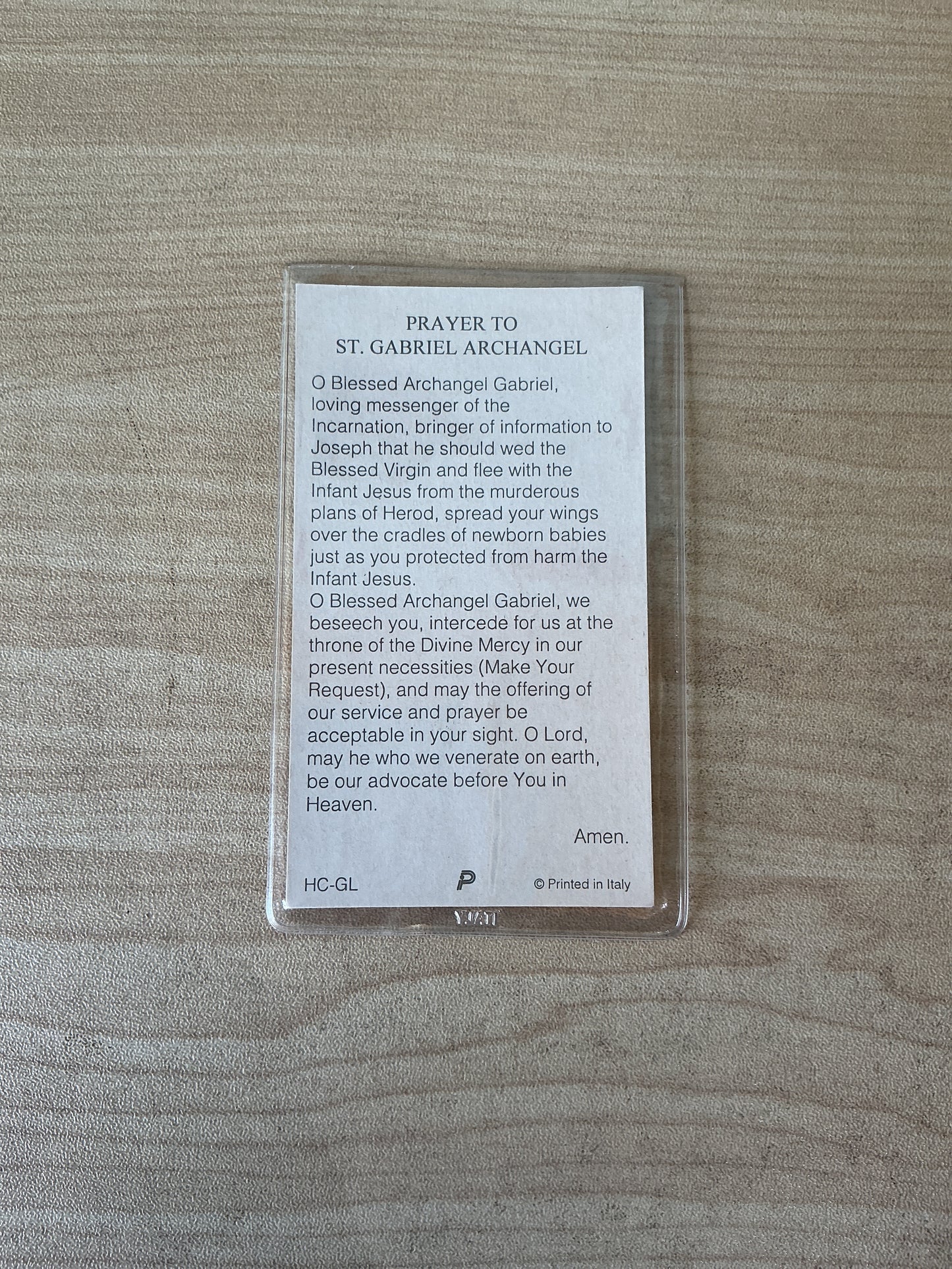 Prayer to St. Gabriel Archangel