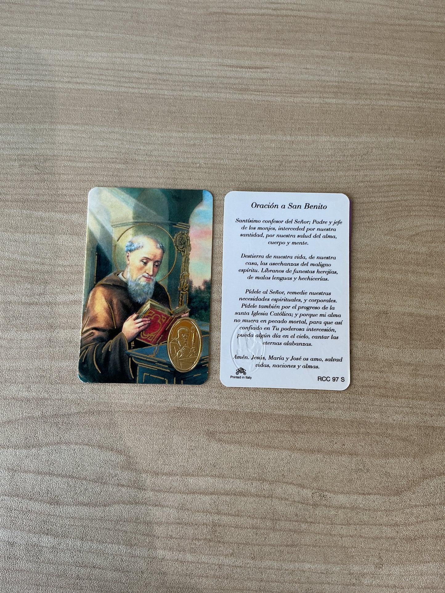 Oración a San Benito