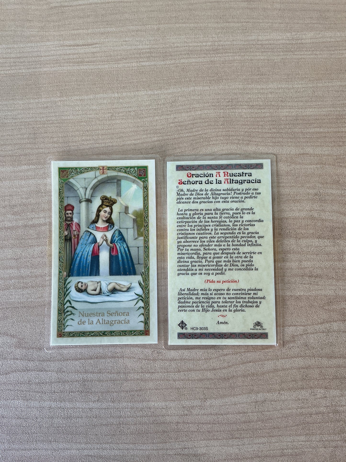 Oración a Nuestra Señora de la Altagracía