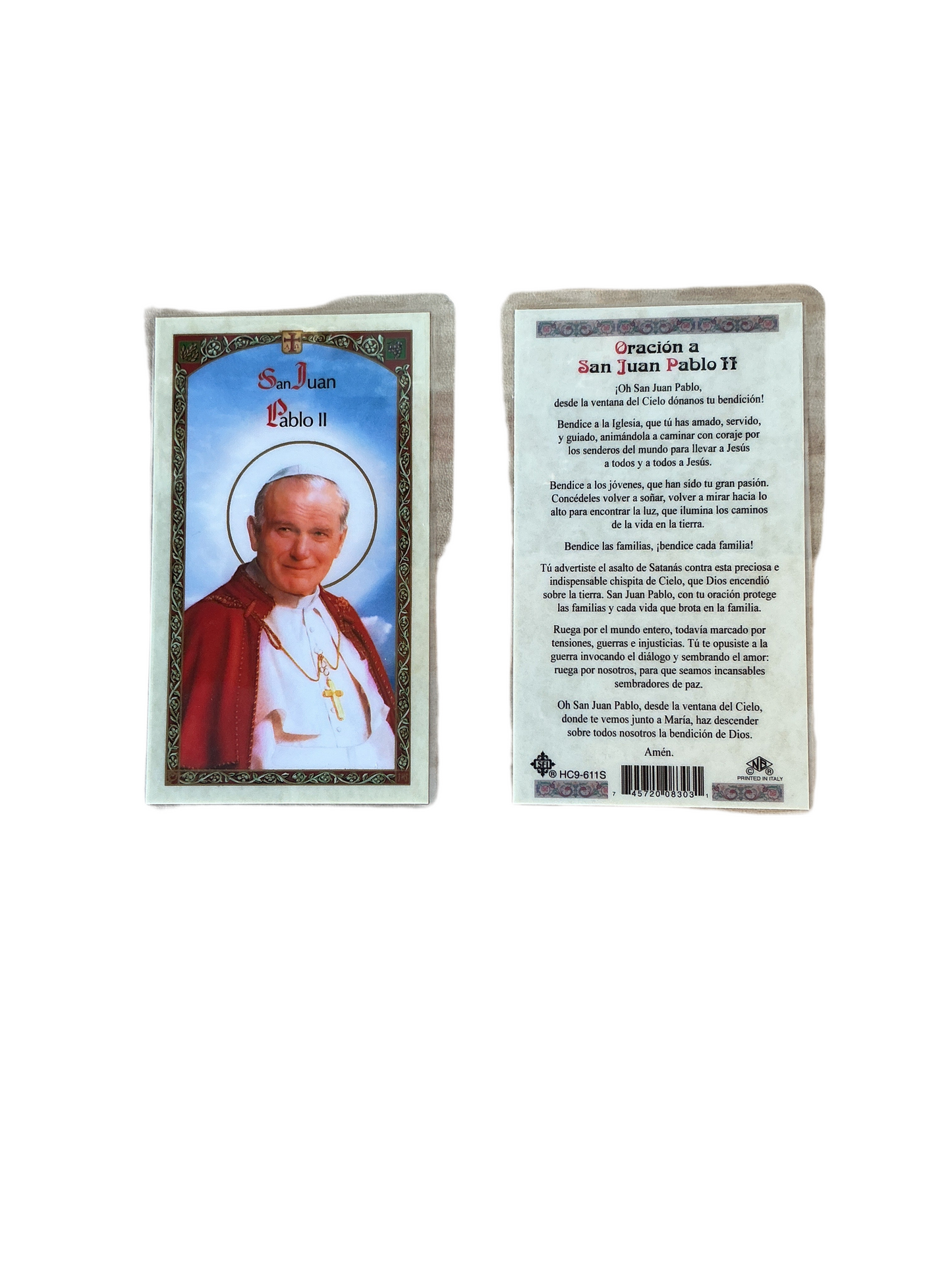 Oración a San Juan Pablo II