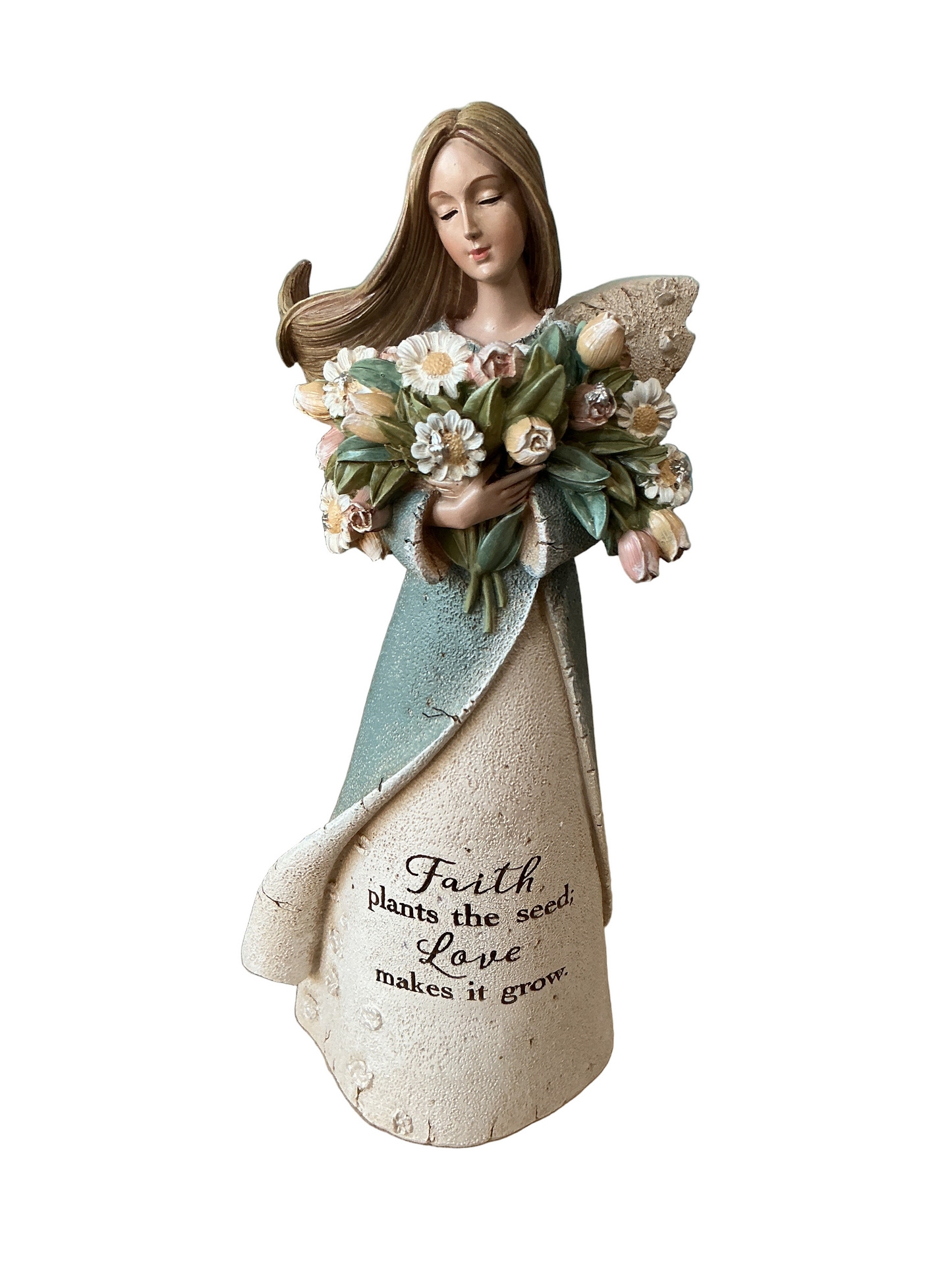 Angel Faith Plants The Seed : Love makes it Grow 8.75"H