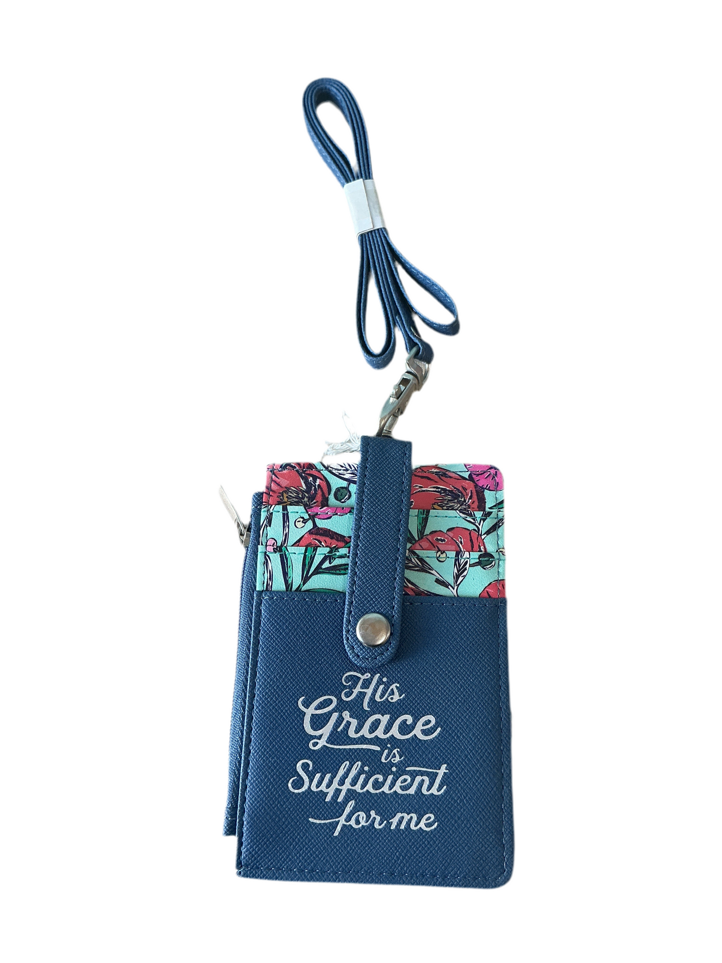 Id Card Holder - His Grace is Sufficient for me
