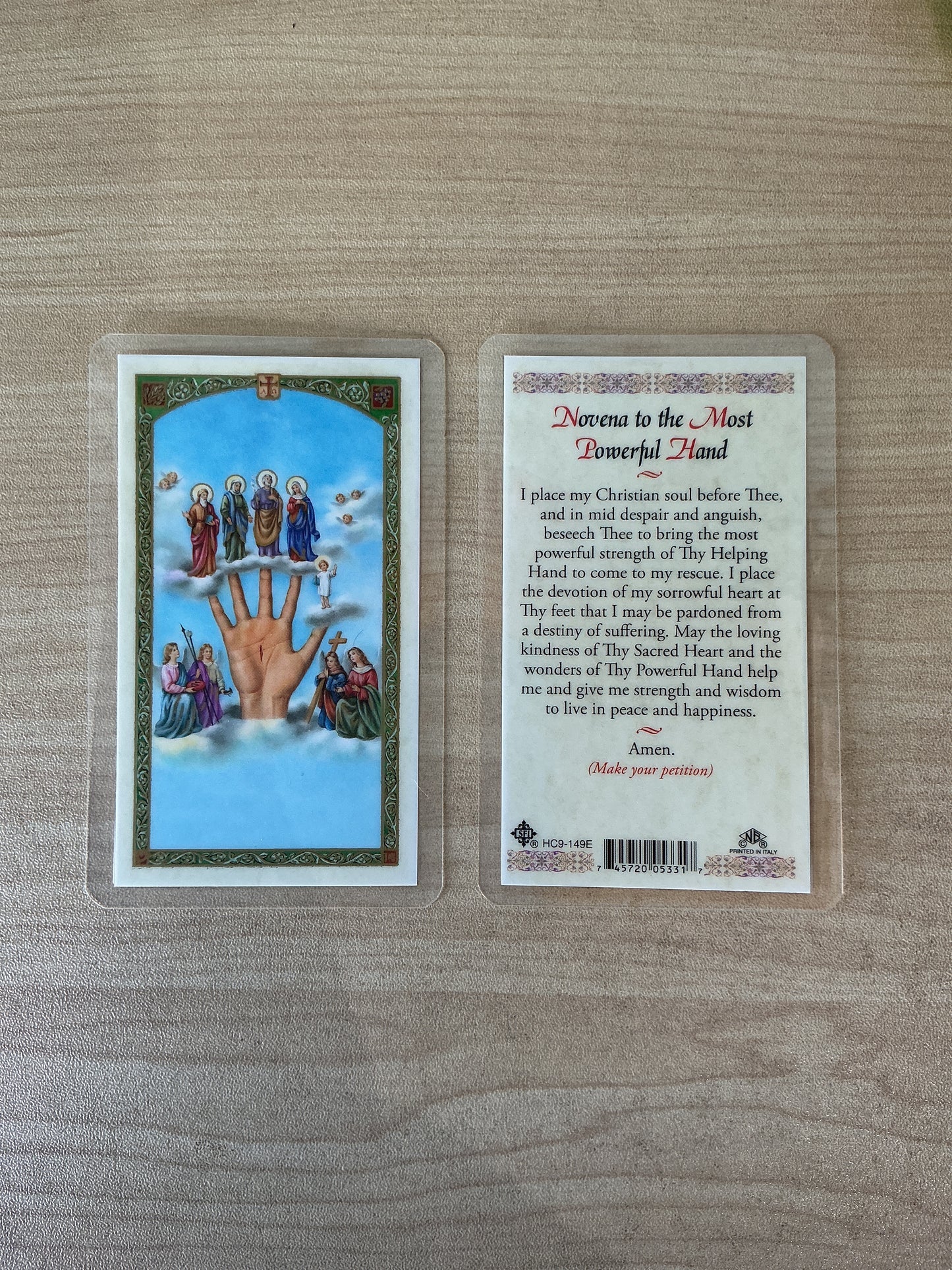 Novena to the Most Powerful Hand