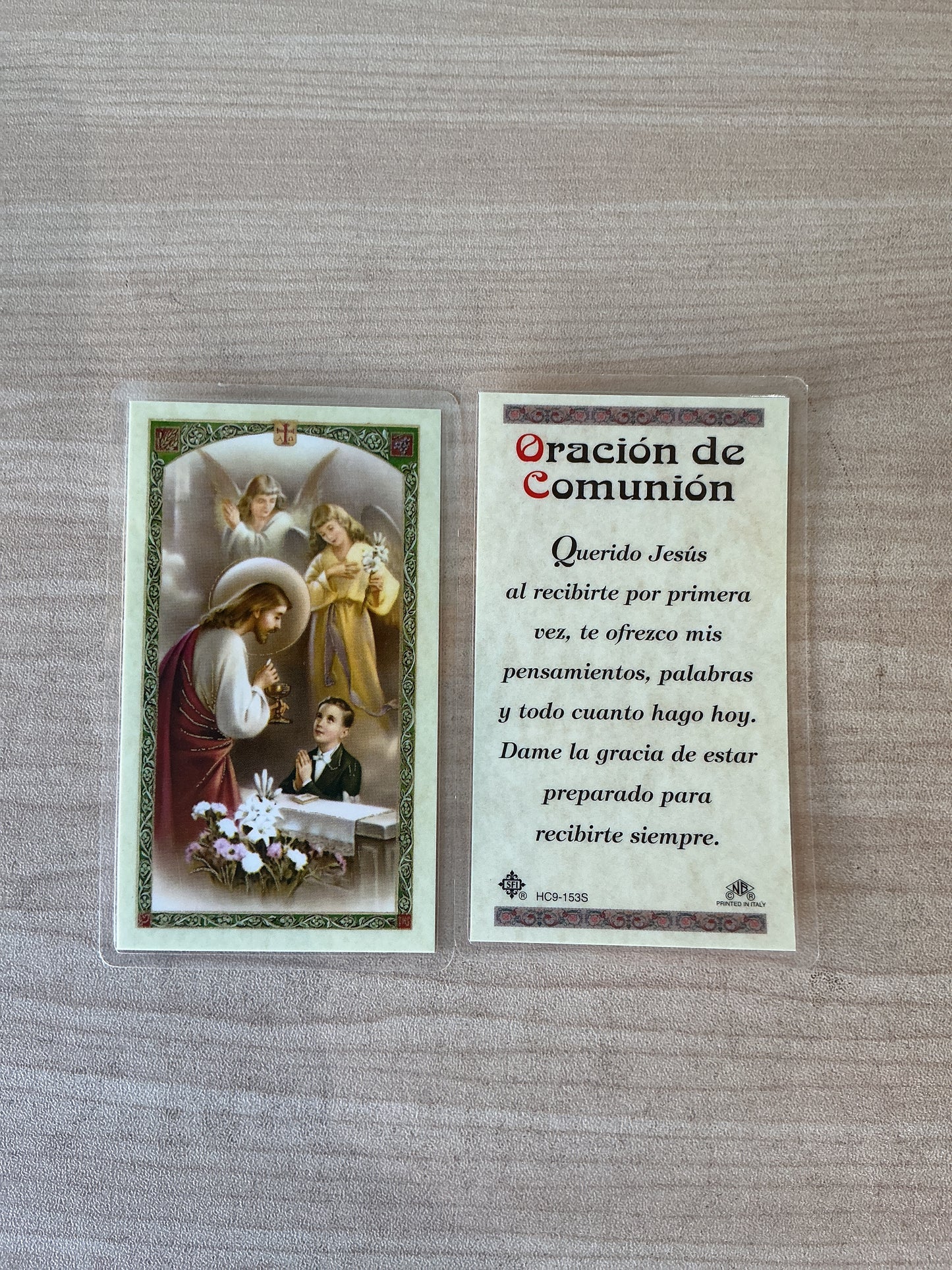 Oración de comunión niño