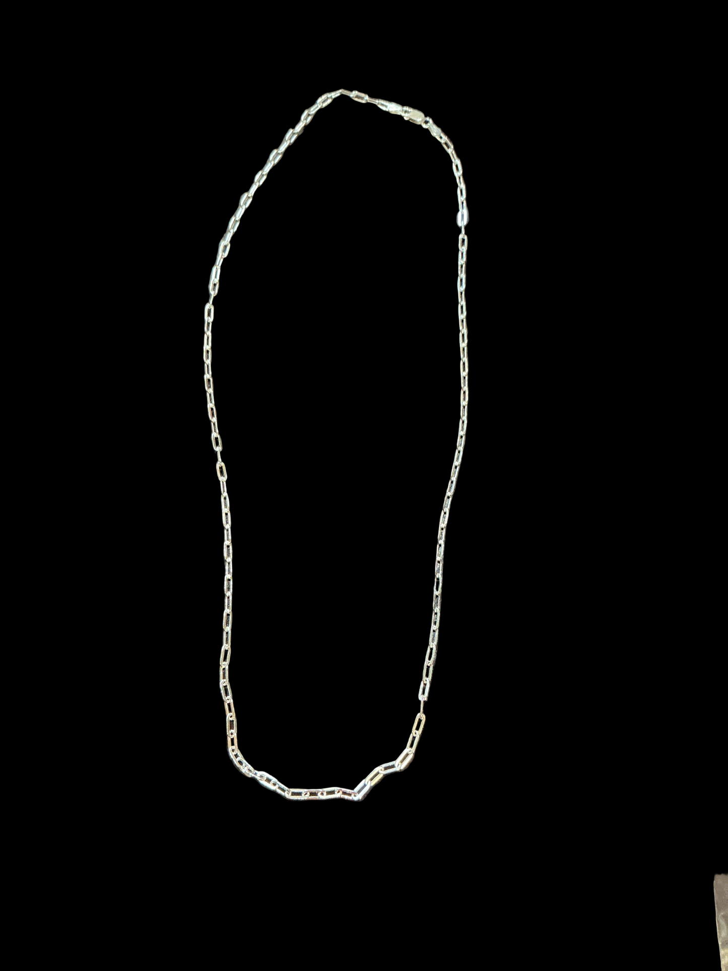 Silver Chain paper clip 22” H