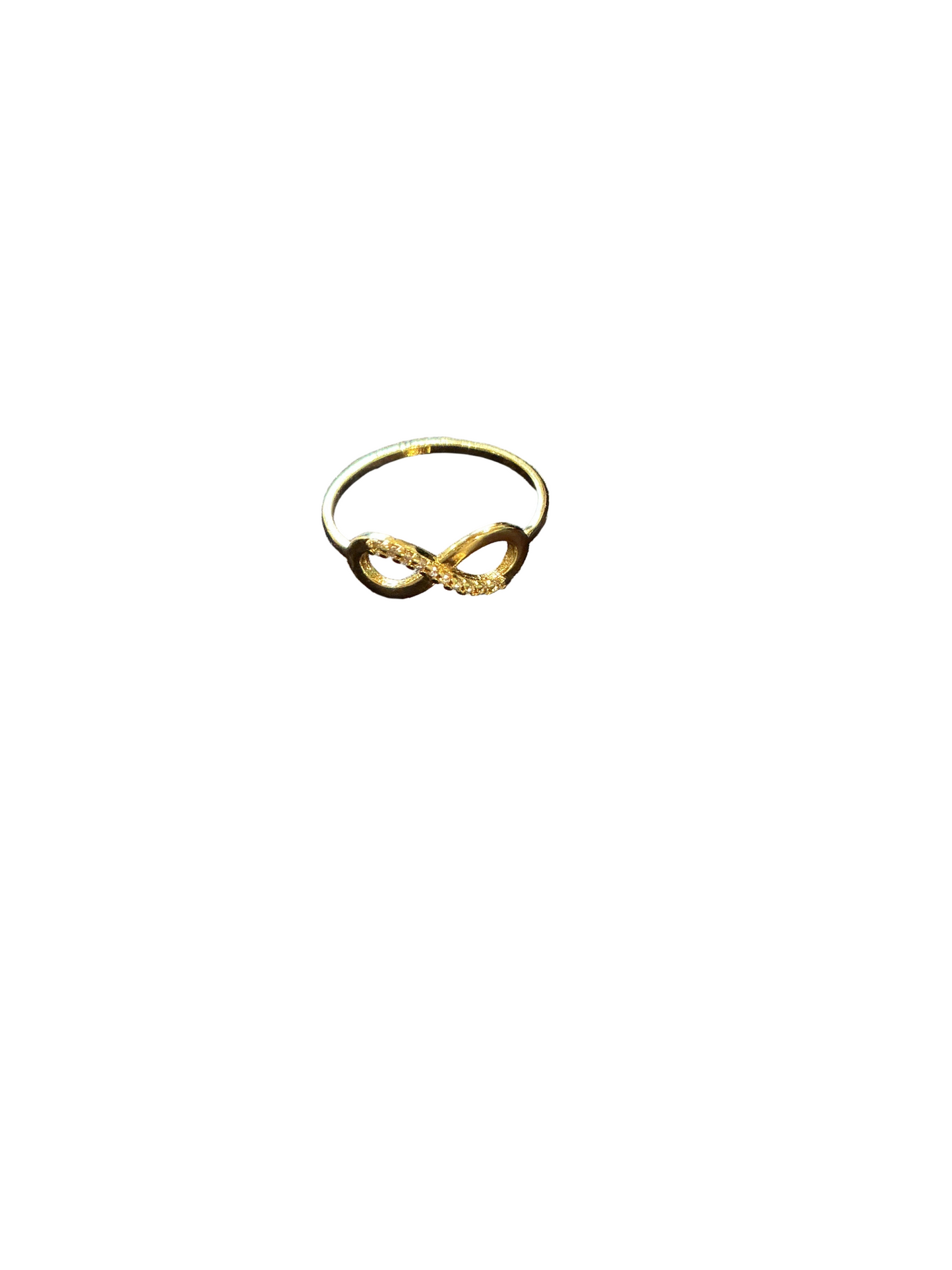 18K Gole Filled Infinity Dainty Ring Size # 7
