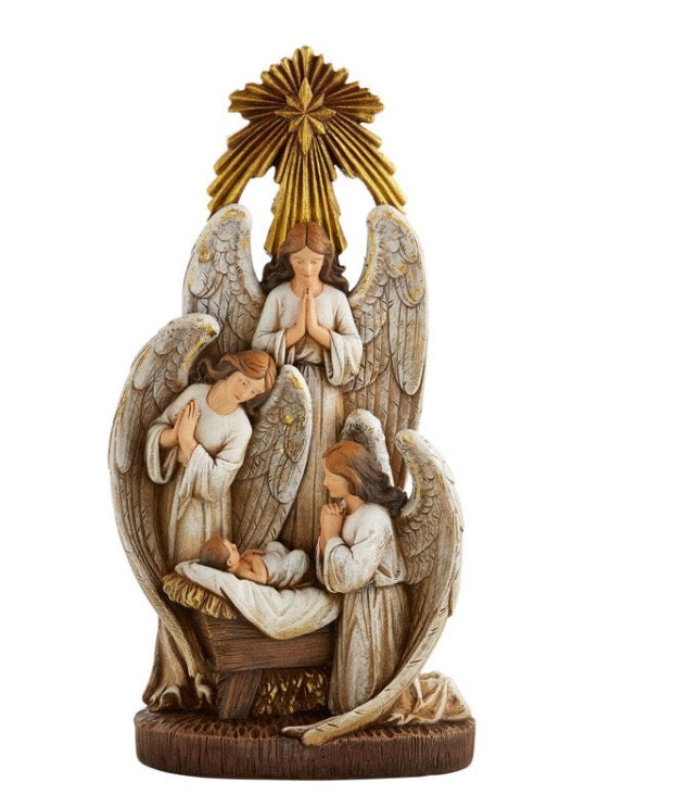 Angels in Adoration Figurine