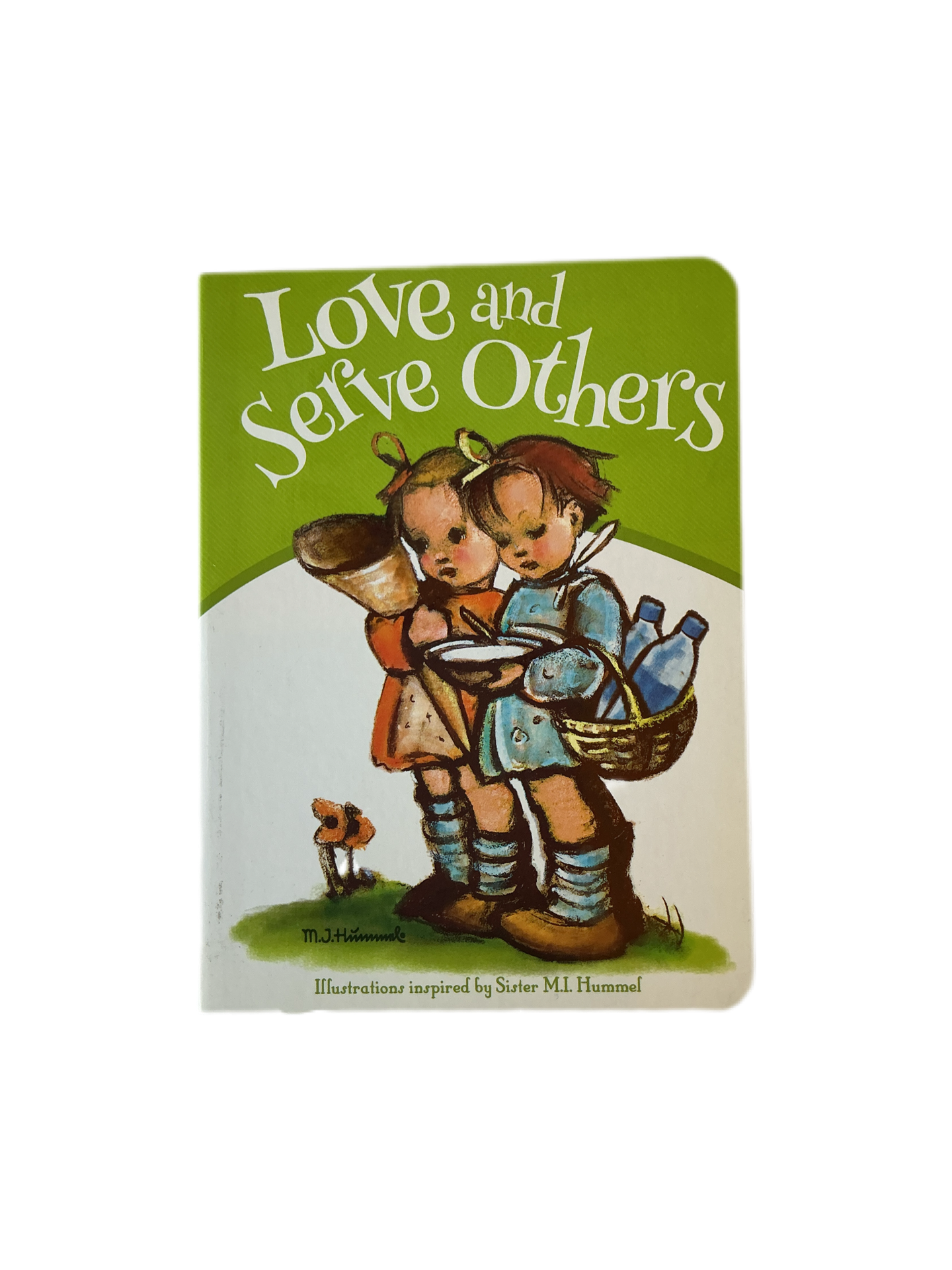 Love and Serve Others illustrations inspired by sister M.I. Hummel