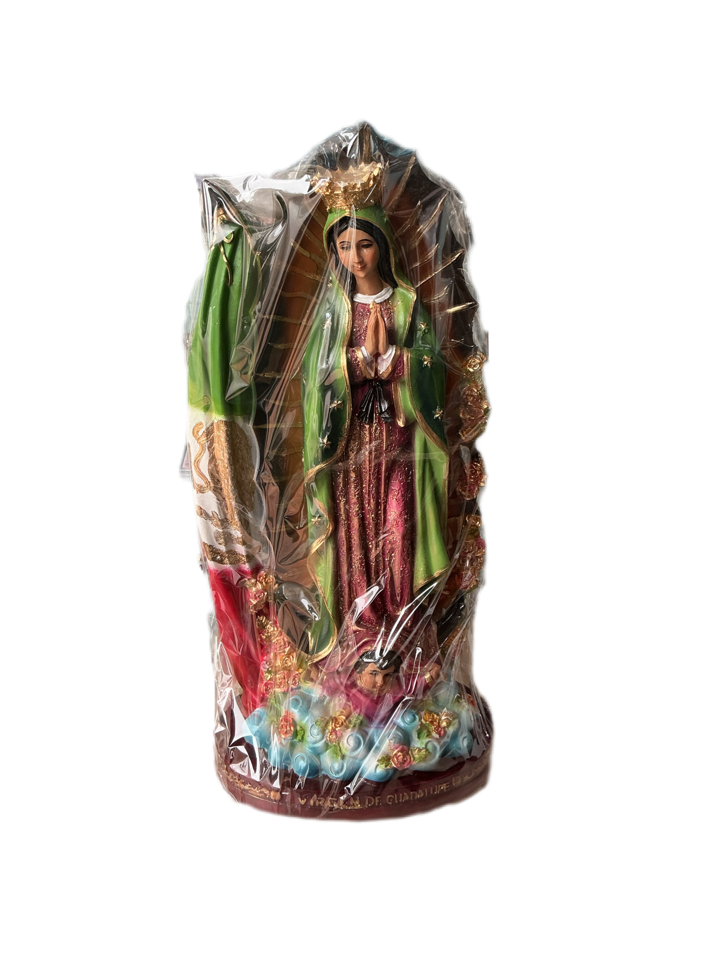 Virgen Guadalupe con Bandera