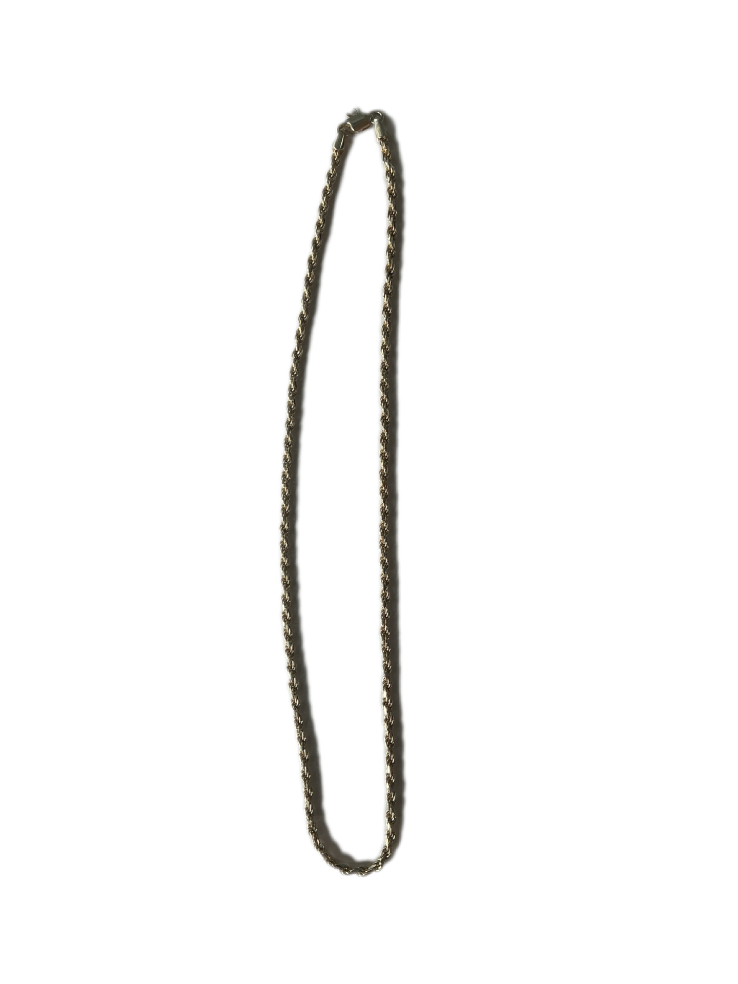 Braided Rope Chain Neclace 18"H