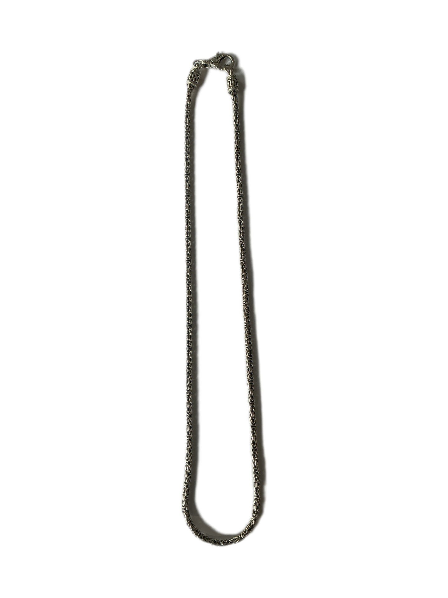 Byzantine Chain Sterling Silver Byzantine Necklace 20"H