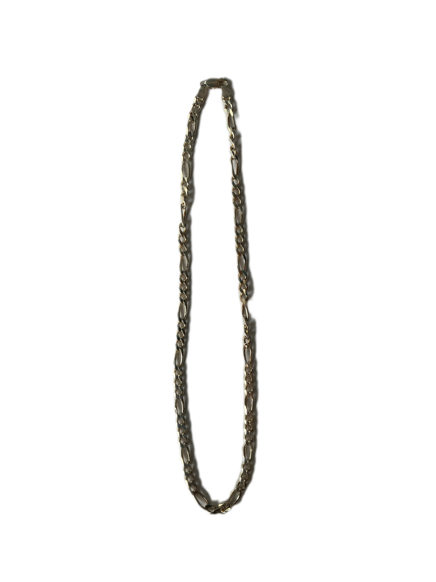 Silver Chain - Figaro Style 20"H