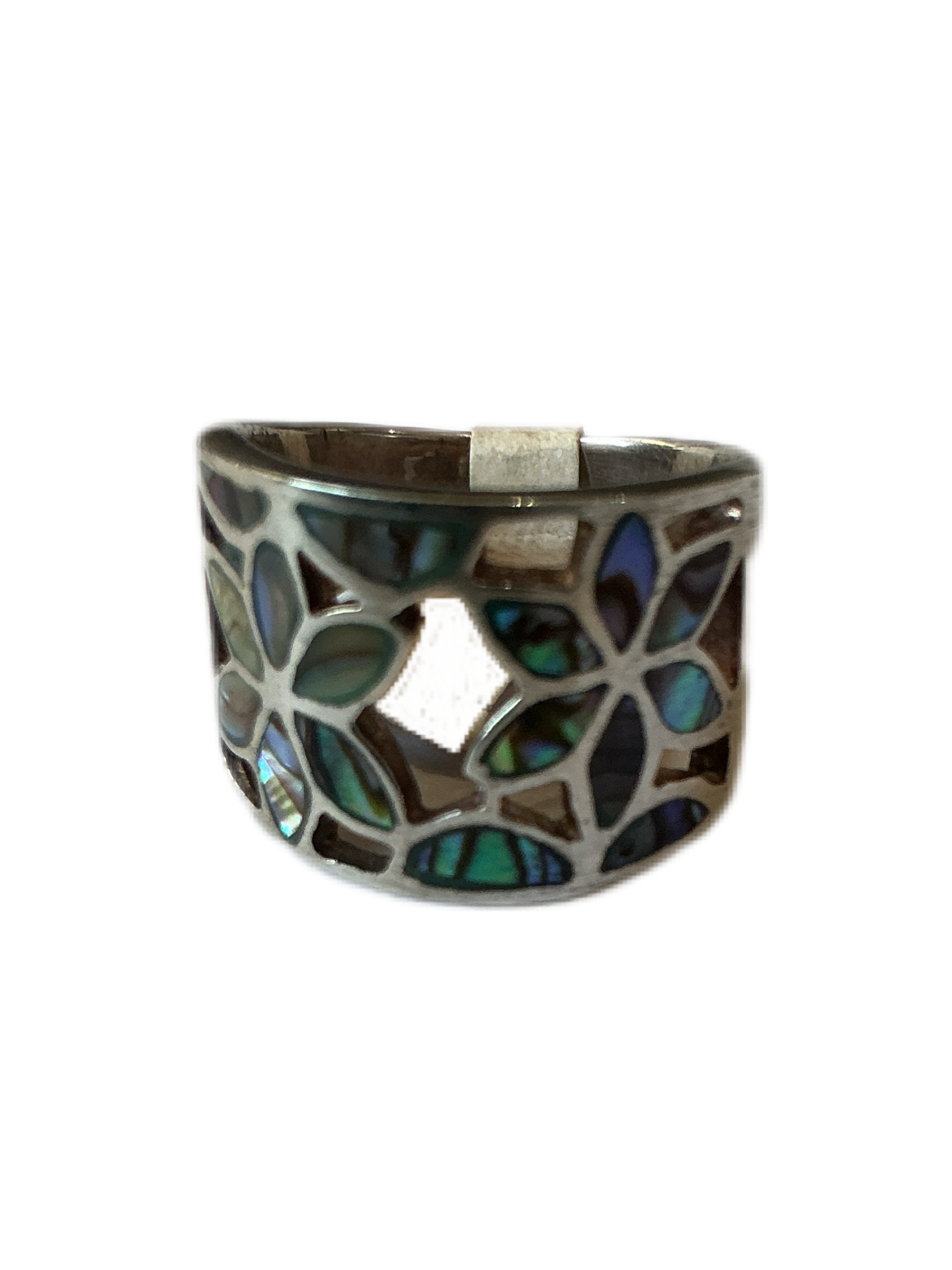Silver Ring with Zirconias #6