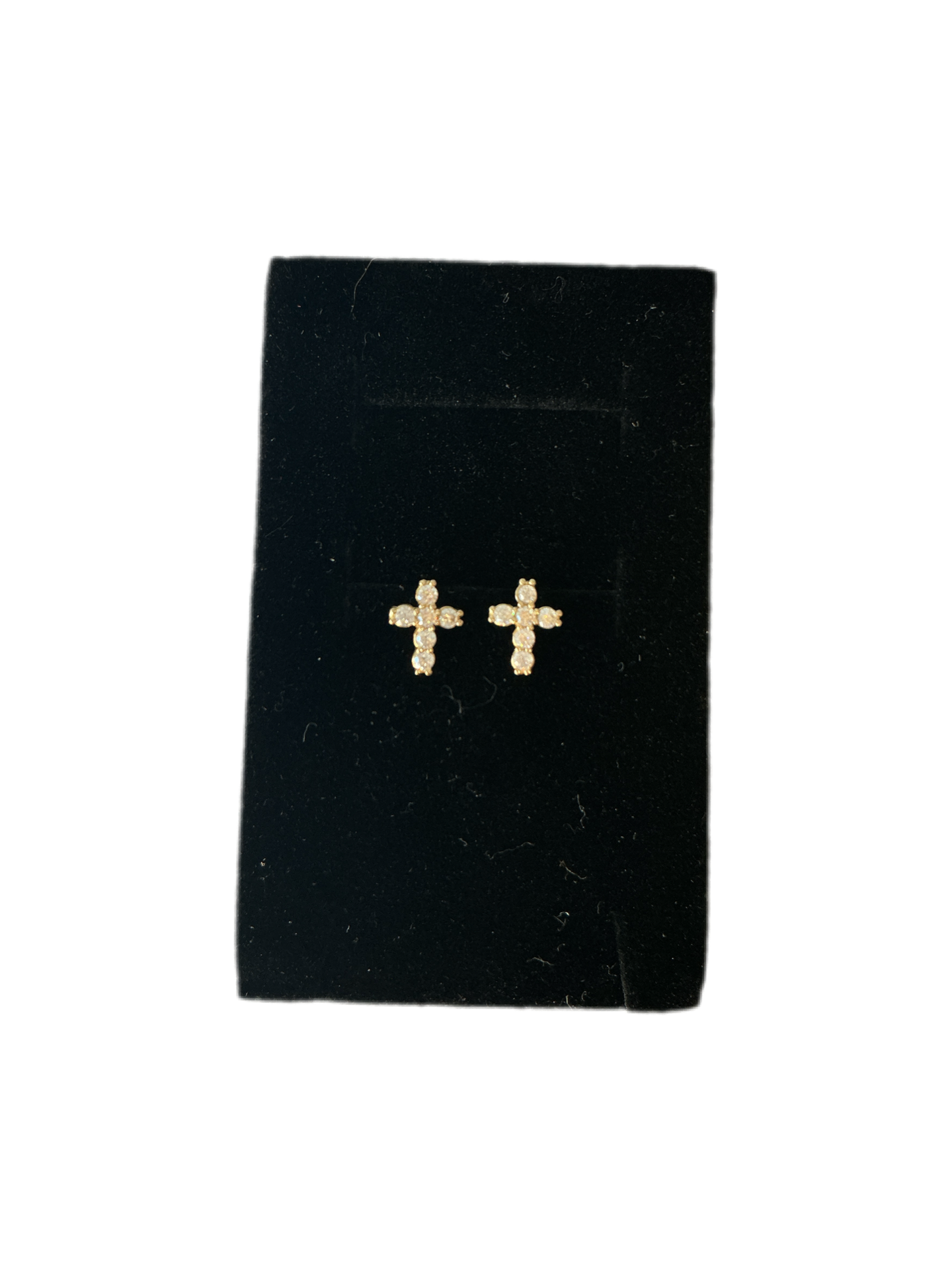 Gold Cross Earings