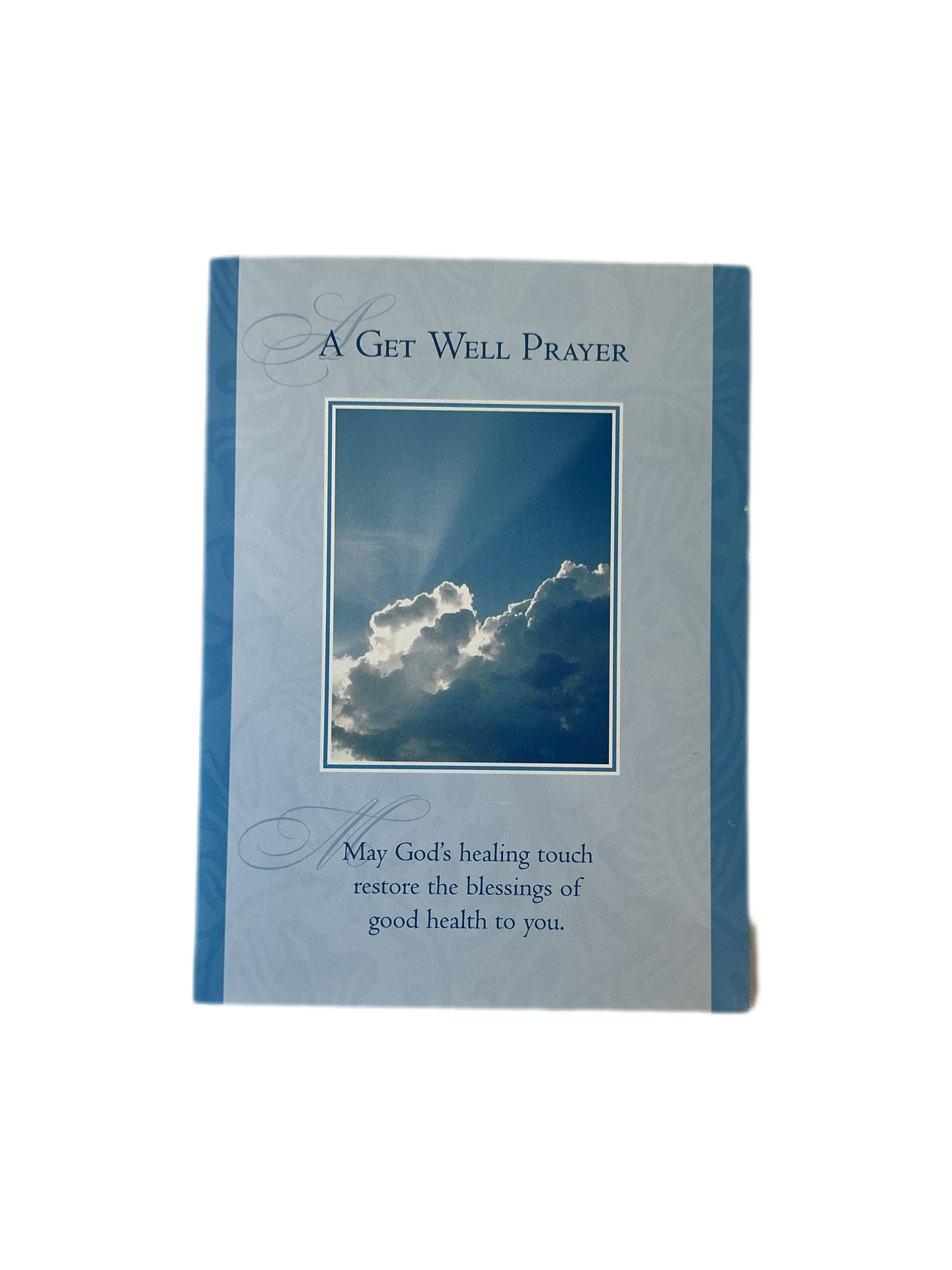 A get Well Prayer Card