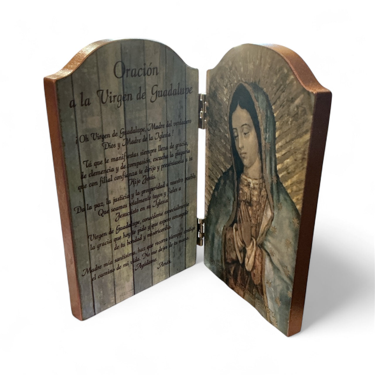 Virgen de Guadalupe Busto Doble G- Postal
