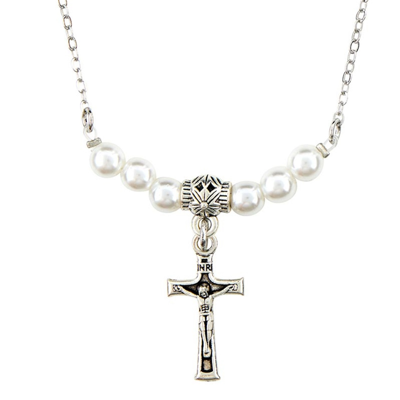 Pearl Crucifix Pendant