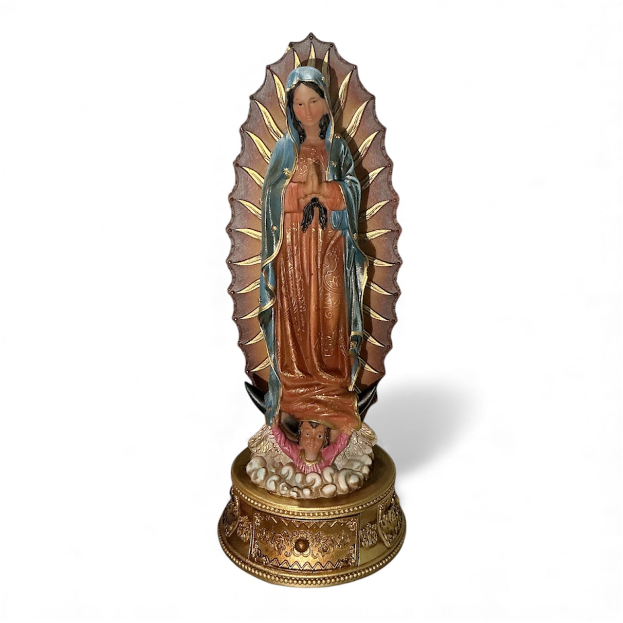 Guadalupe Statue 9”