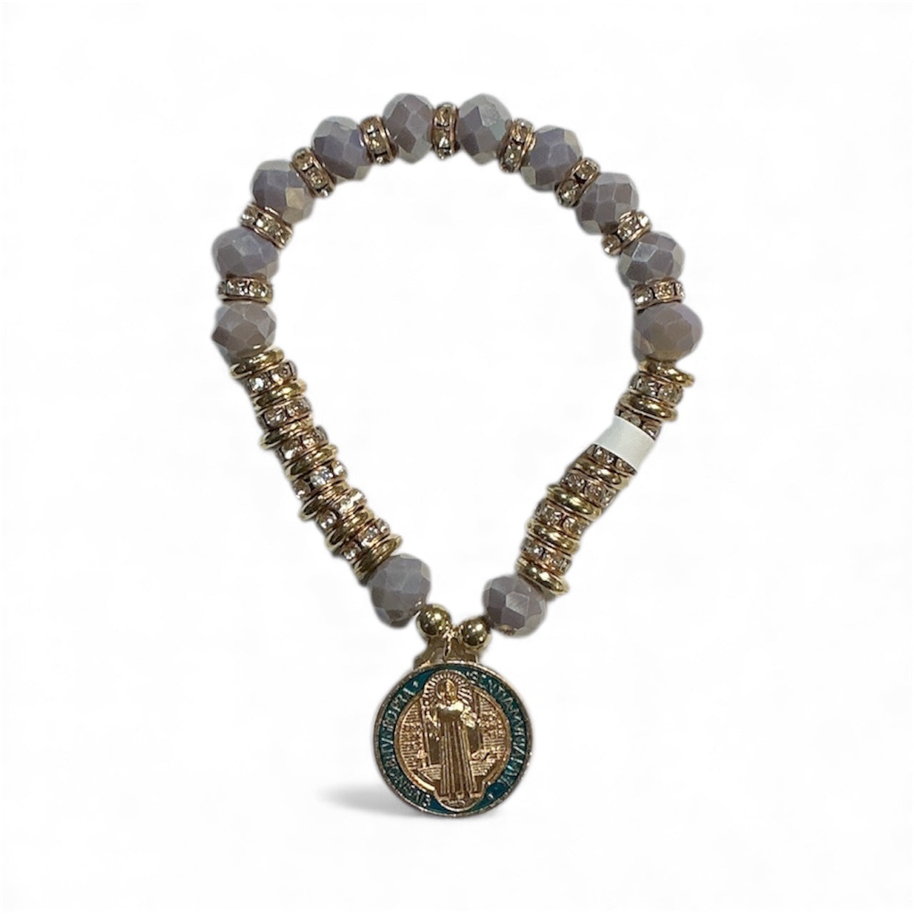 Beige Saint Benedict Bracelet