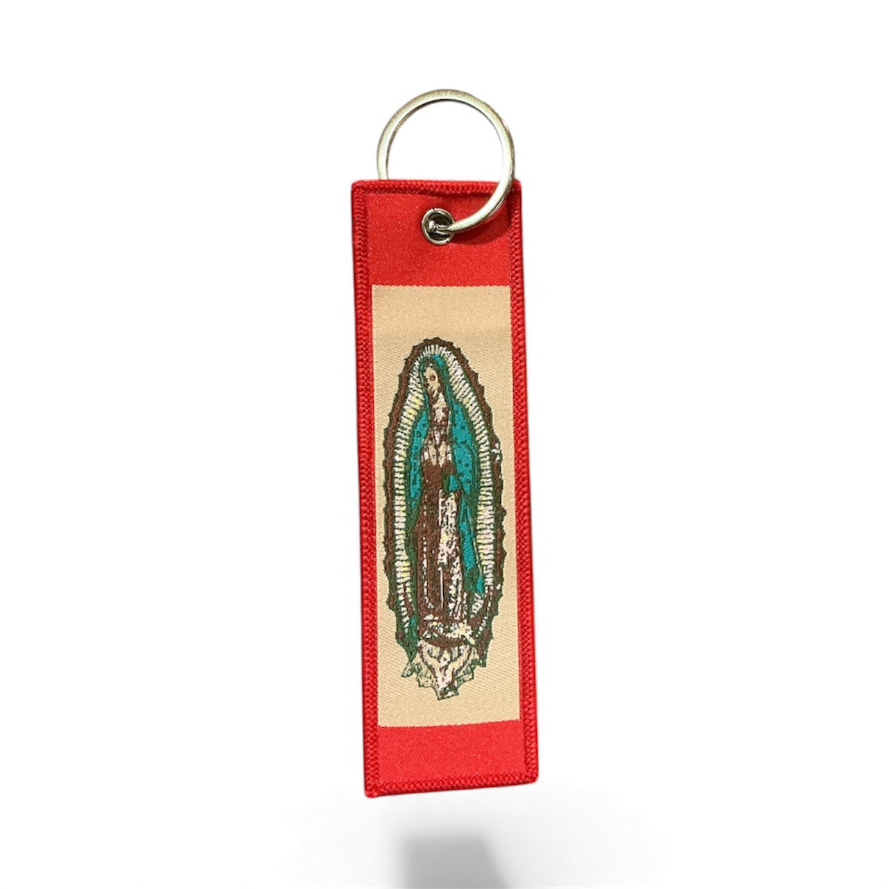 Llavero Tejido de la Virgen de Guadalupe