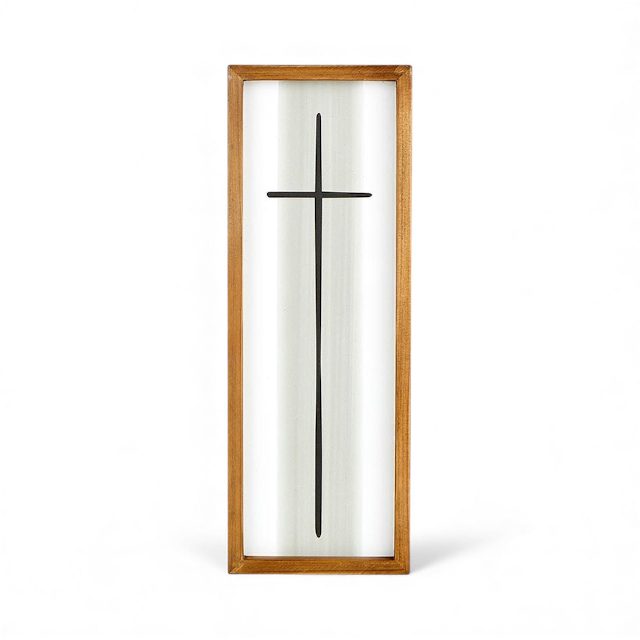Framed Cross - Grey