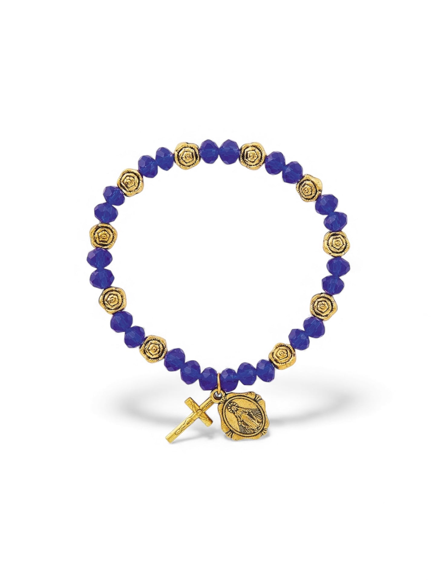 Roses of Mary Miraculous Rosary Bracelet