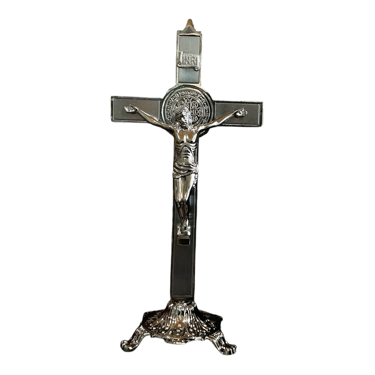Crucifixion St.Benedict With Base