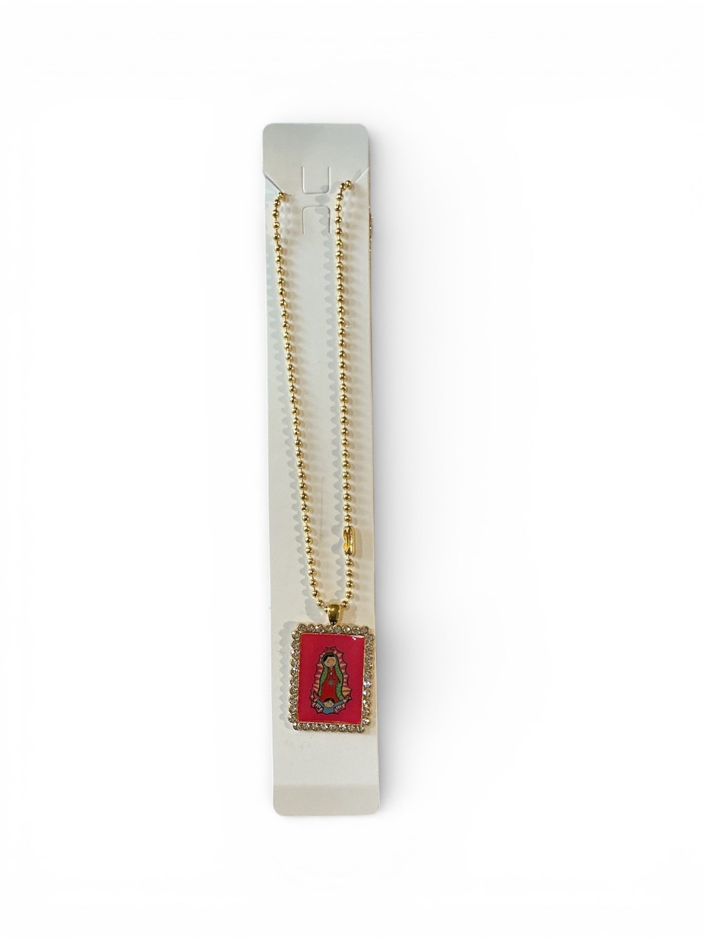 Cadena Virgen de Guadalupe Acero Inoxidable