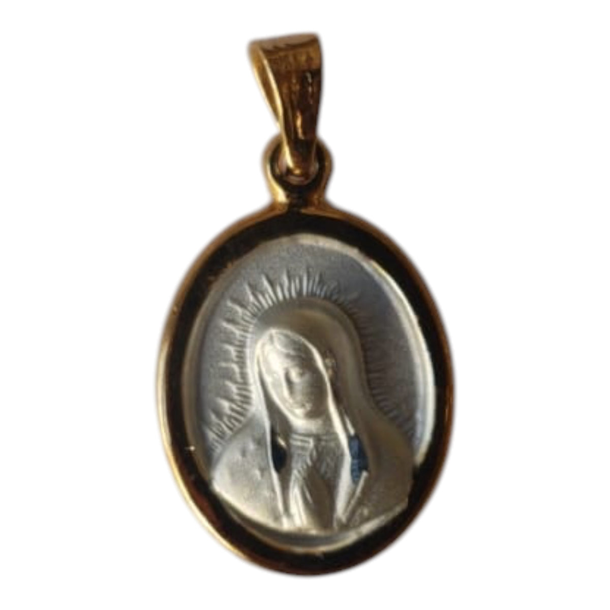 MEDALLA DE PLATA VIRGEN DE GUADALUPE