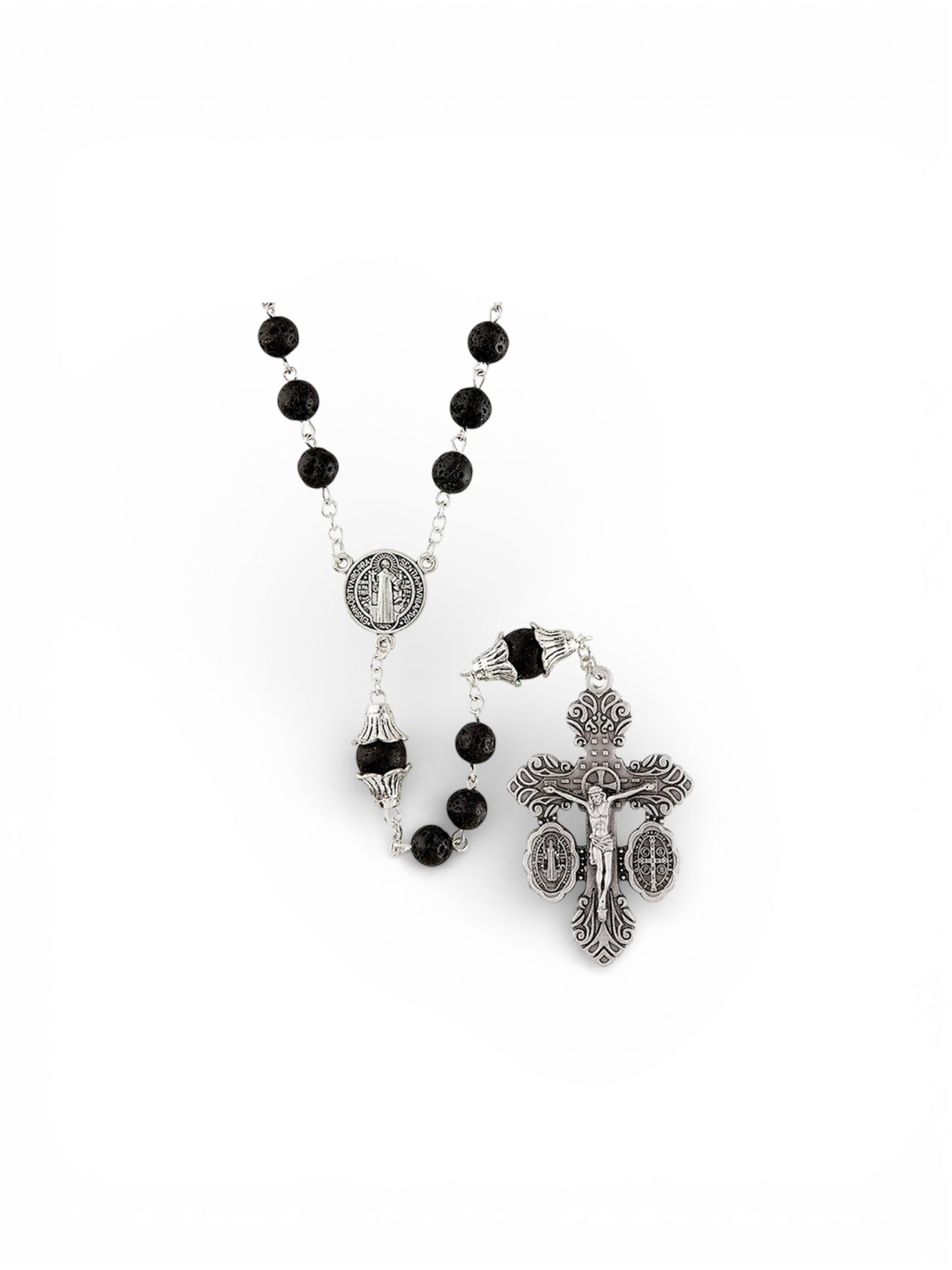 St. Benedict Dual Medal Crucifix Rosary