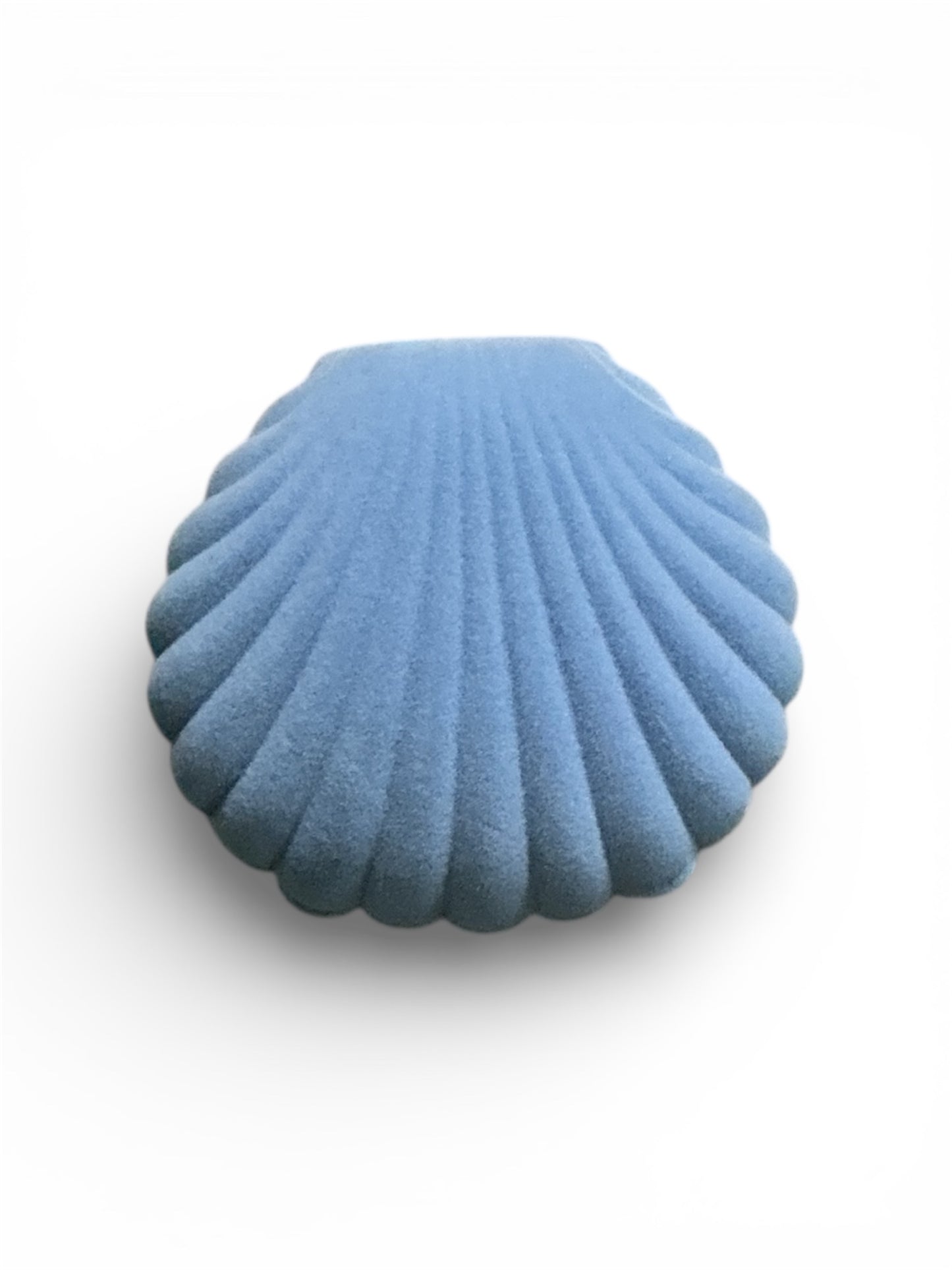 Blue Rosary Baptism Shell Case