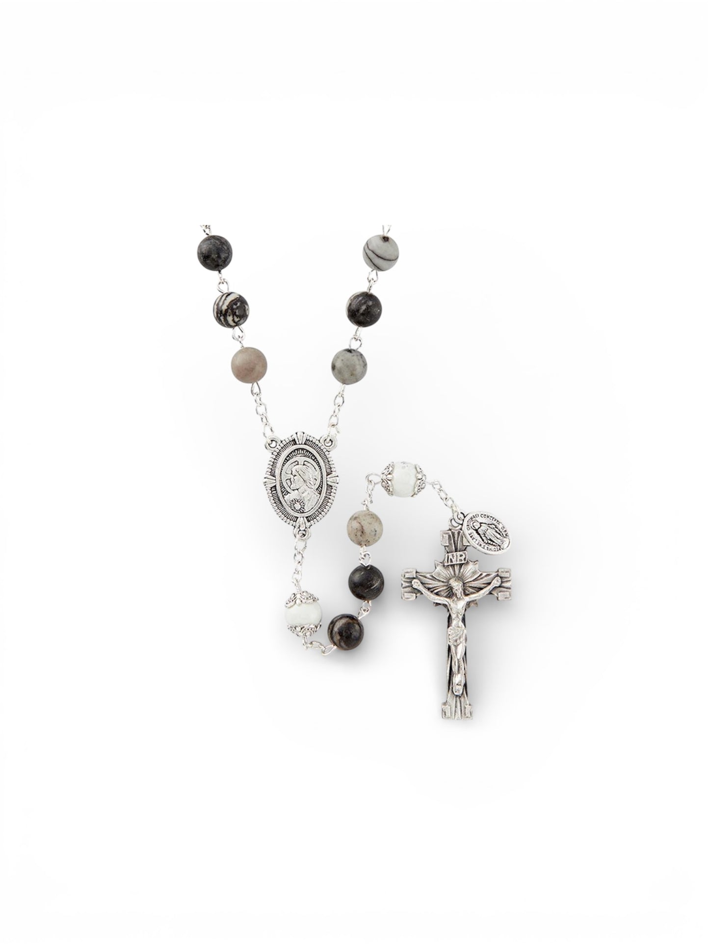 Living Stone Collection Jet Rosary