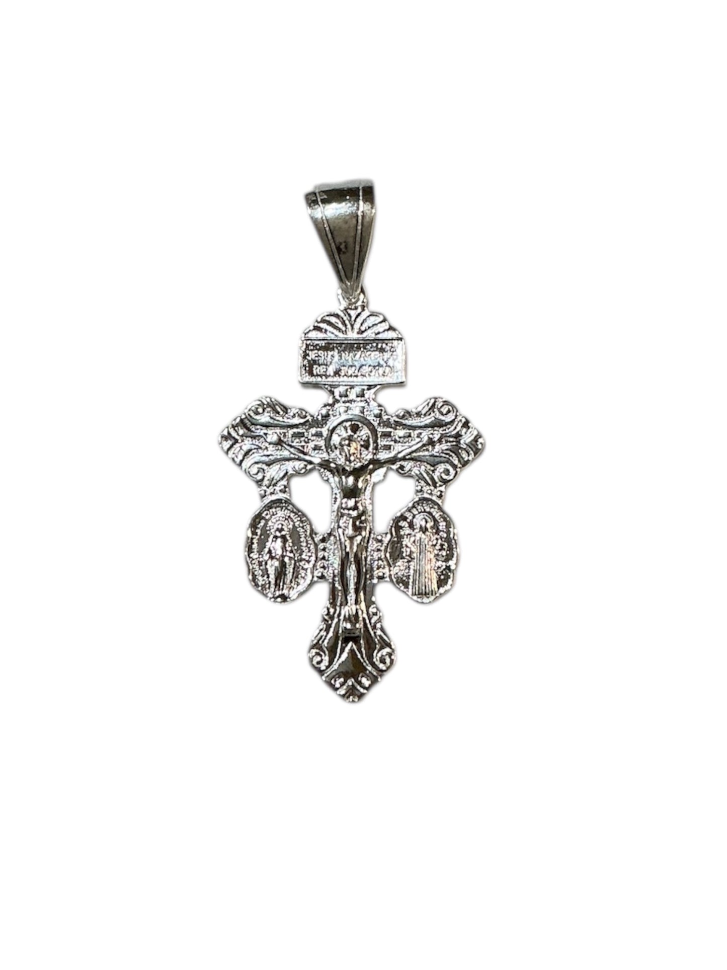SILVER CROSS OF FORGIVENESS 1.60”
