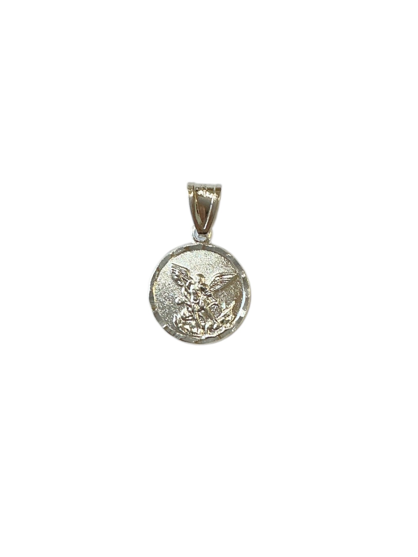 MEDALLA DE PLATA DE SAN MIGUEL 0.75”