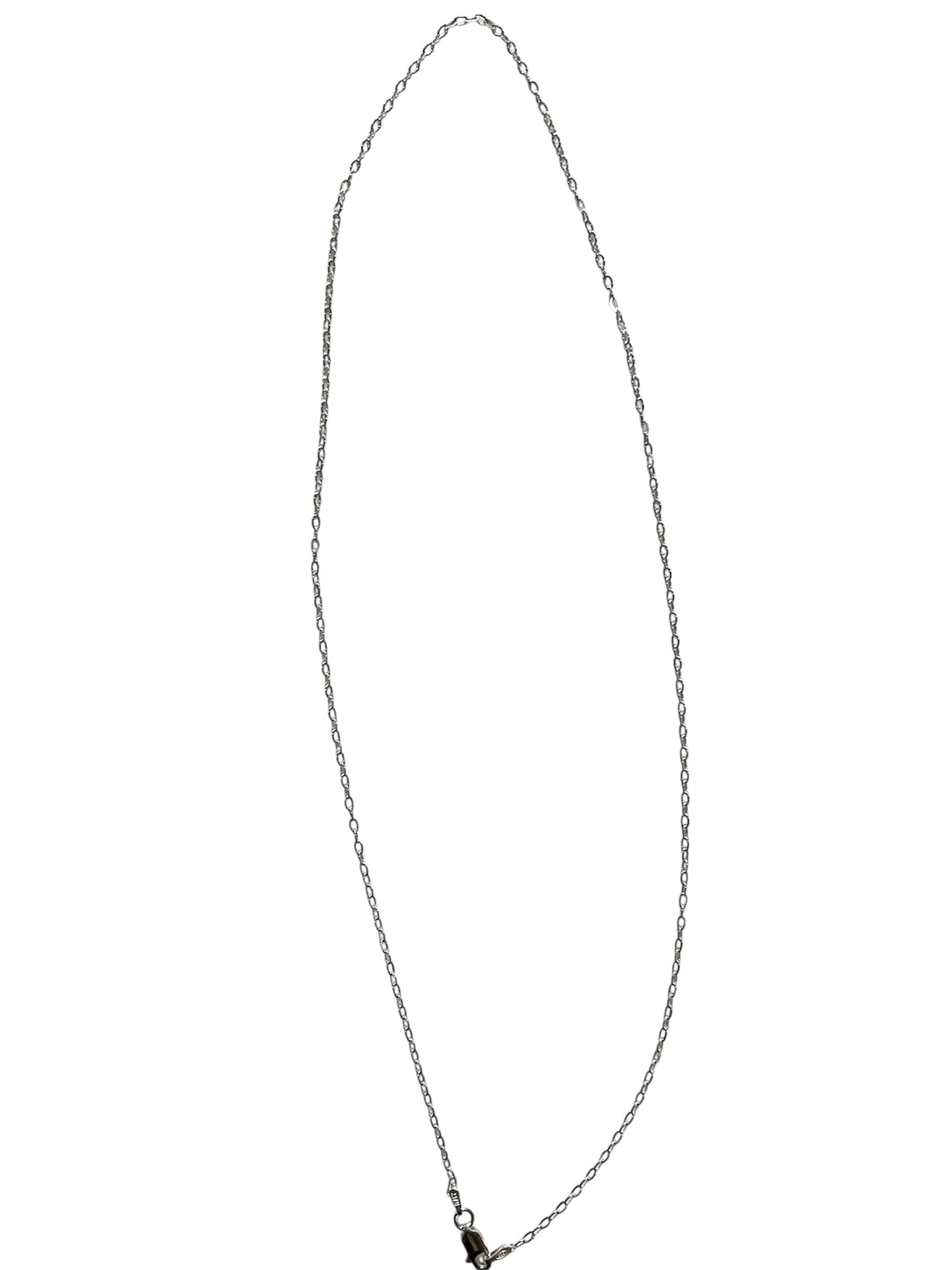 CADENA DE PLATA ESTILO ESLABÓN ALARGADO 22”