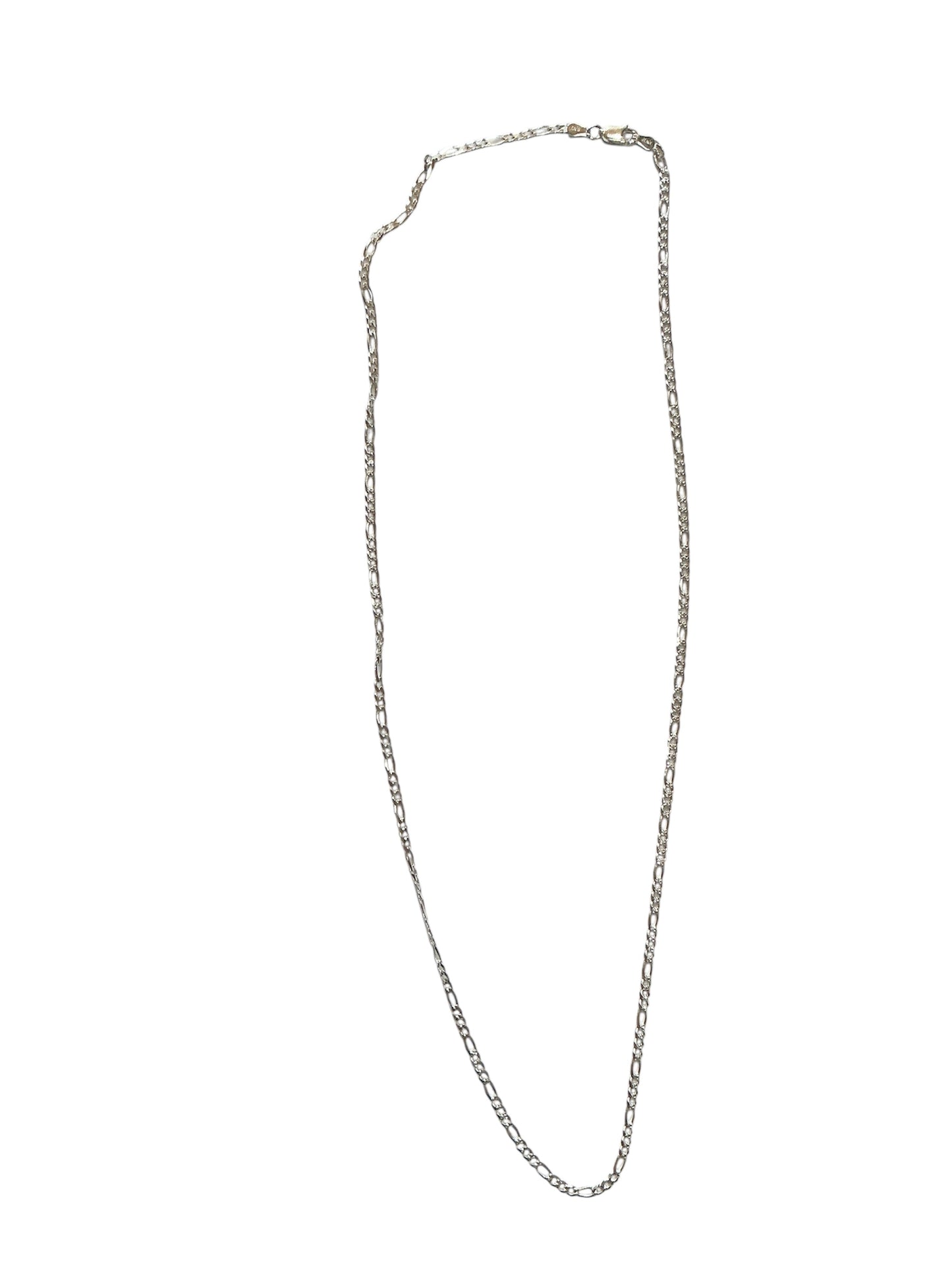 CADENA DE PLATA ESTILO FÍGARO 24”