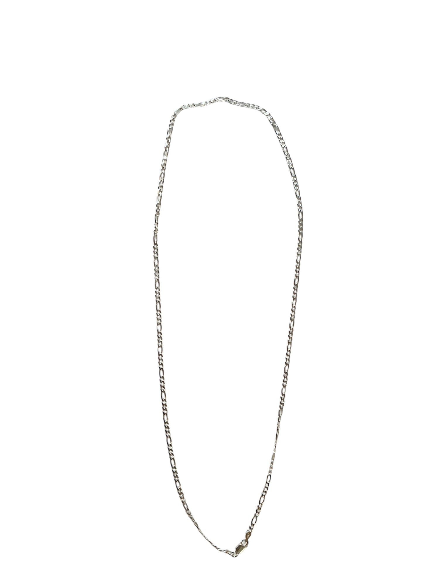 CADENA DE PLATA ESTILO FÍGARO 22”
