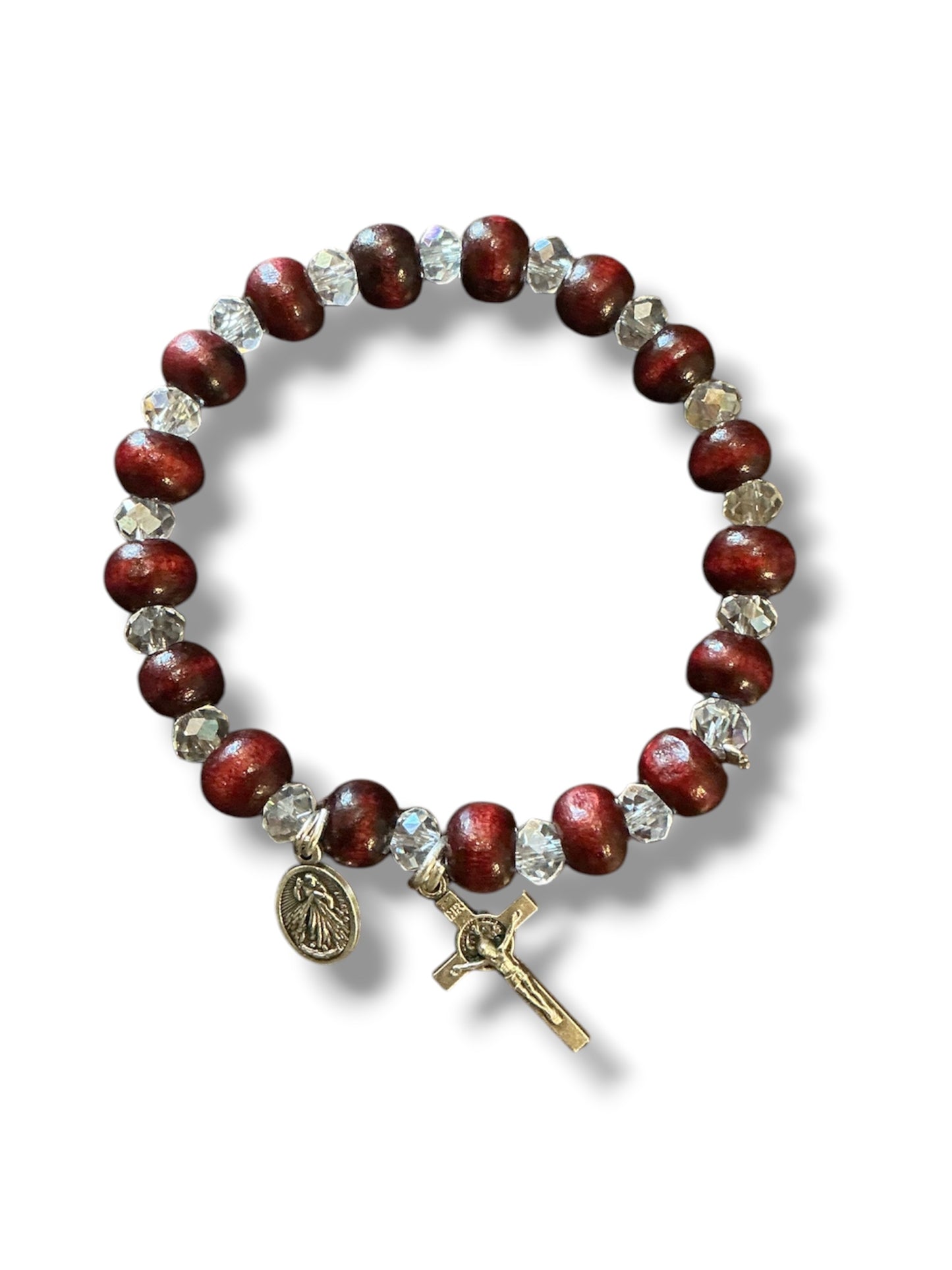 DIVINE MERCY/VIRGEN GUADALUPE BRACELET